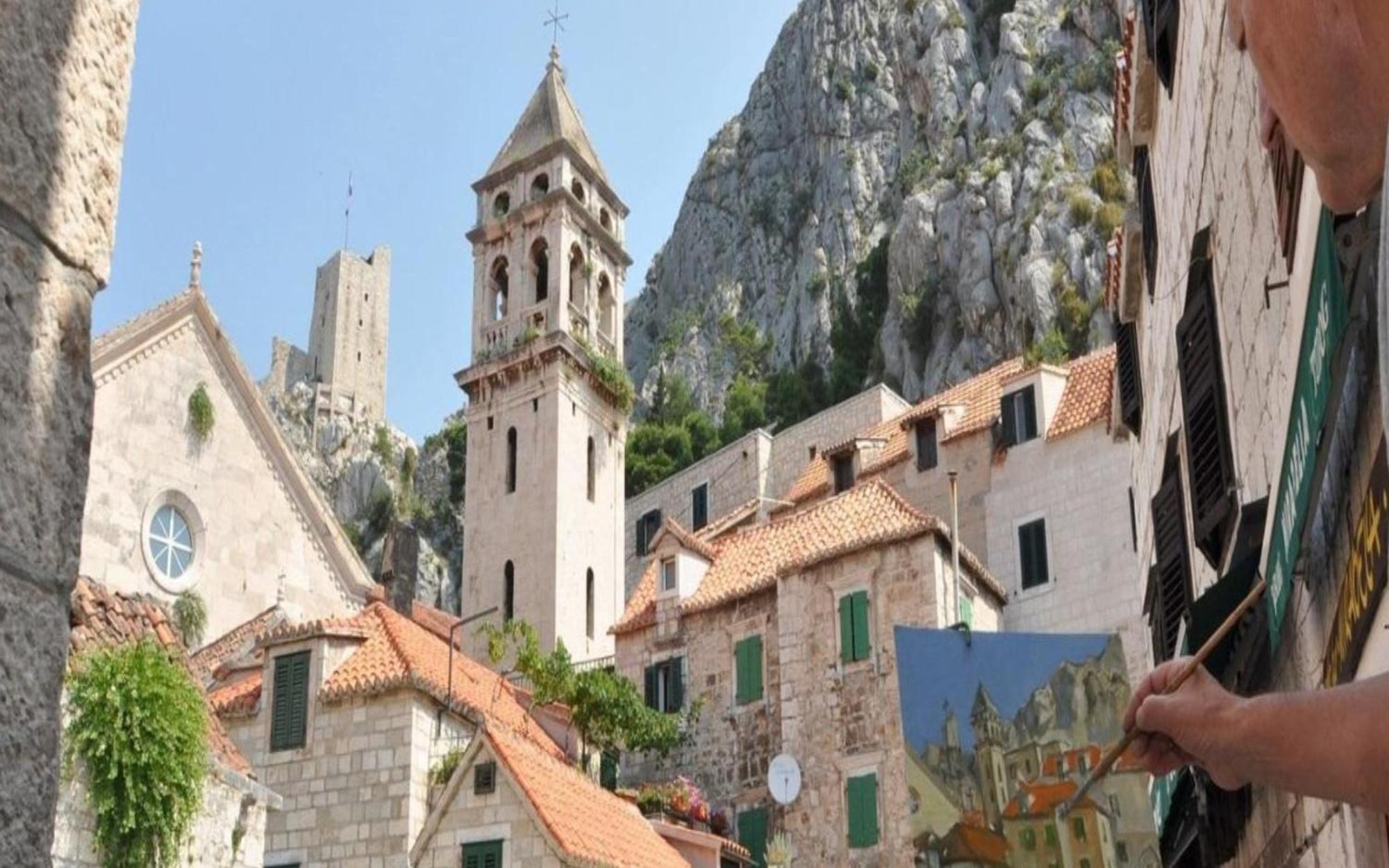 Sandy Beach Apartment Omiš Exteriör bild